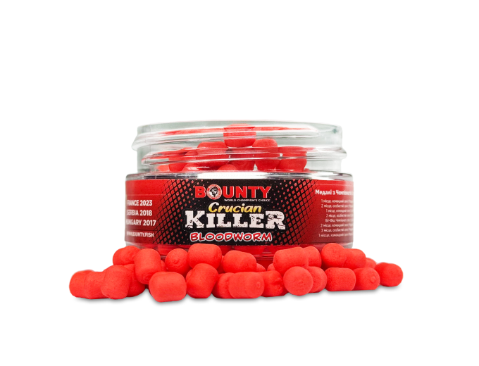 Mini Wafters Crucian Killer Bounty BLOODWORM